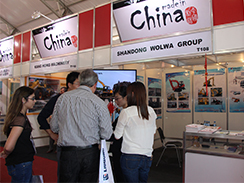 沃爾華集團(tuán)參加2015巴西國際工程機(jī)械展會