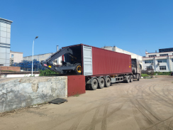 沃爾華集團(tuán)2臺輪式挖掘機(jī)出口東南亞地區(qū)