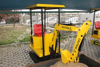 360度旋轉兒童游樂挖掘機-單人